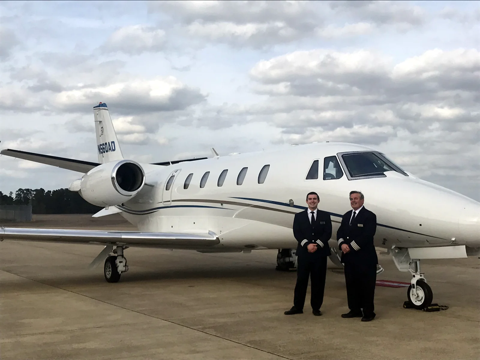 Air Direct Citation Excel Crew Serving McKinney Air Direct professional two-pilot crew with Citation Excel N560AD serving McKinney Texas