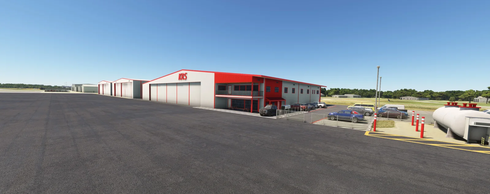 KRS Jet Center FBO at East Texas Regional Airport in Longview Texas