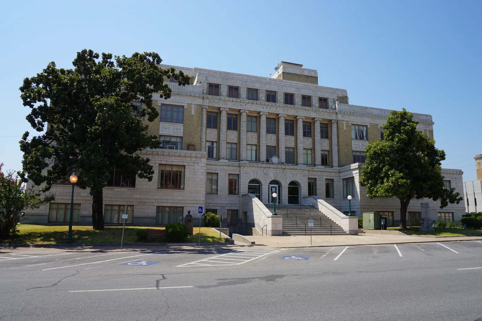 Historic Hunt County Courthouse in downtown Greenville Texas