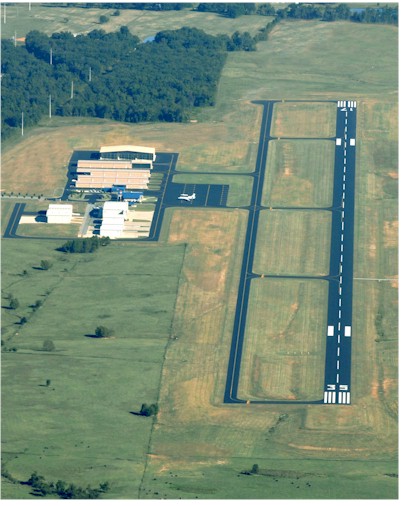 Mount Pleasant Regional Airport KOSA serving private jet travelers in Northeast Texas