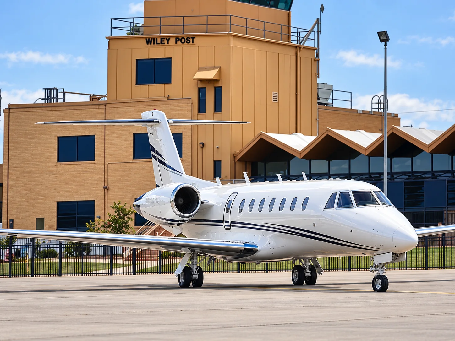 Private Jet Charter at Wiley Post Airport in Oklahoma City