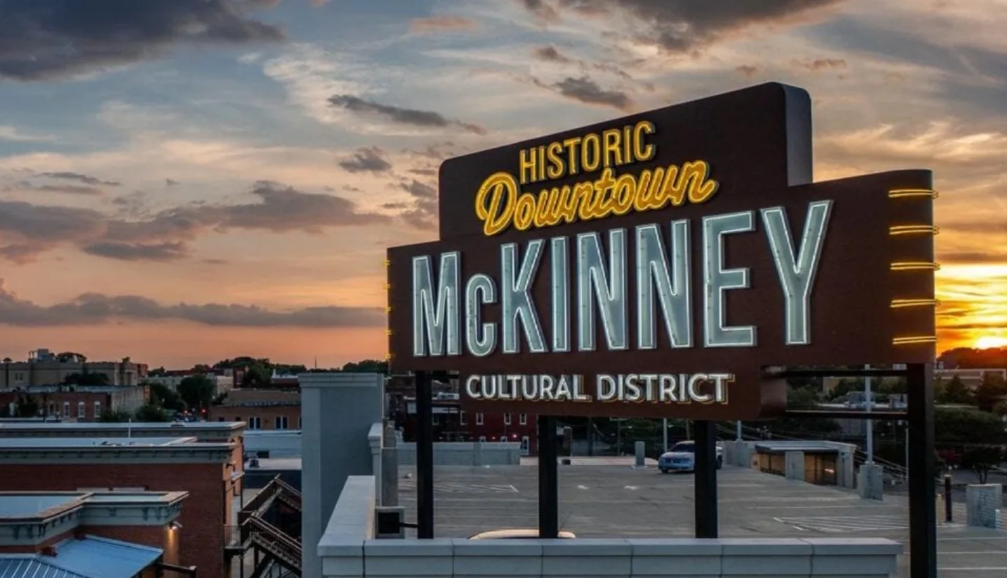 McKinney, Texas Historic Downtown McKinney Texas with preserved nineteenth century buildings