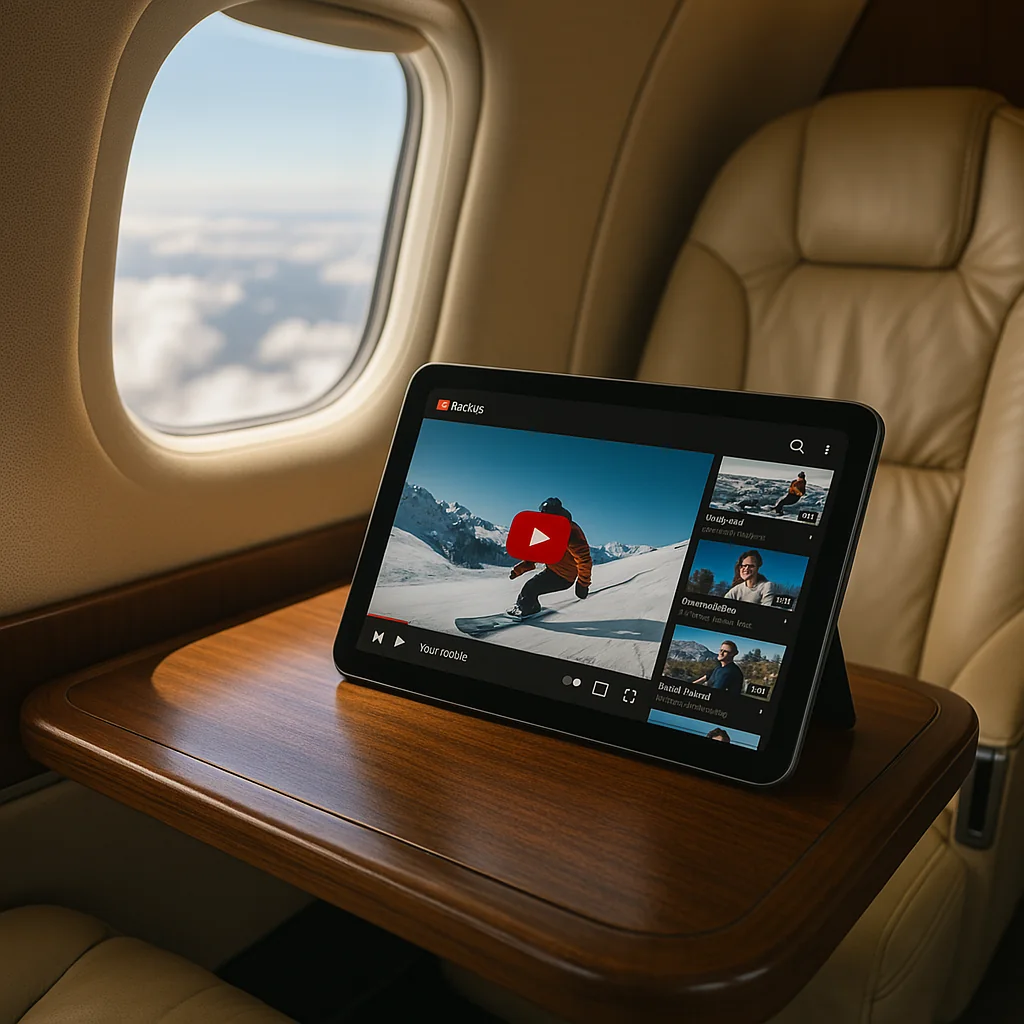 Complimentary Starlink Wi-Fi Aboard N560AD Passenger using complimentary Starlink Wi-Fi aboard Citation Excel N560AD from McKinney Texas